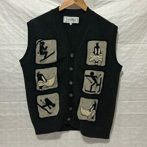 Jc de Castelbajac Men’s Wool Vest - Made in Italy